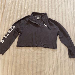 PINK crop top sweatshirt Victoria’s Secret shirt